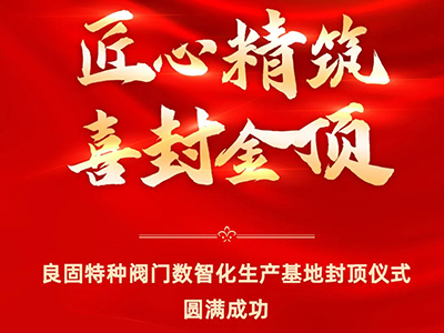 封顶大吉｜热烈庆祝腾博汇游戏官网特种阀门数智化生产基地喜封金顶